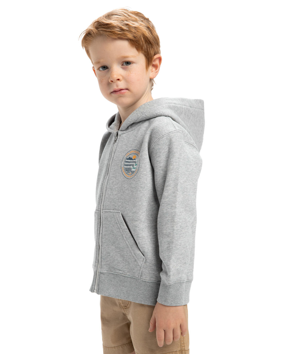 Hoodie mit durchgehendem Reißverschluss DAY TRIPPER Grau Junge 3/4