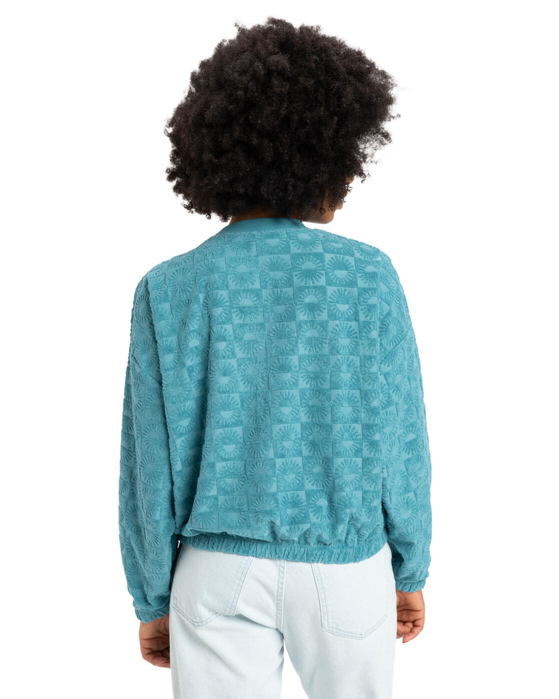 Sweat en molleton TROPIC DAY SPONGE Bleu Femme 2/4
