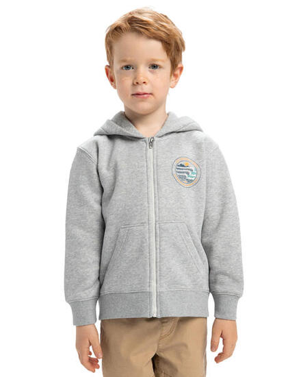 Hoodie mit durchgehendem Reißverschluss DAY TRIPPER Grau Junge