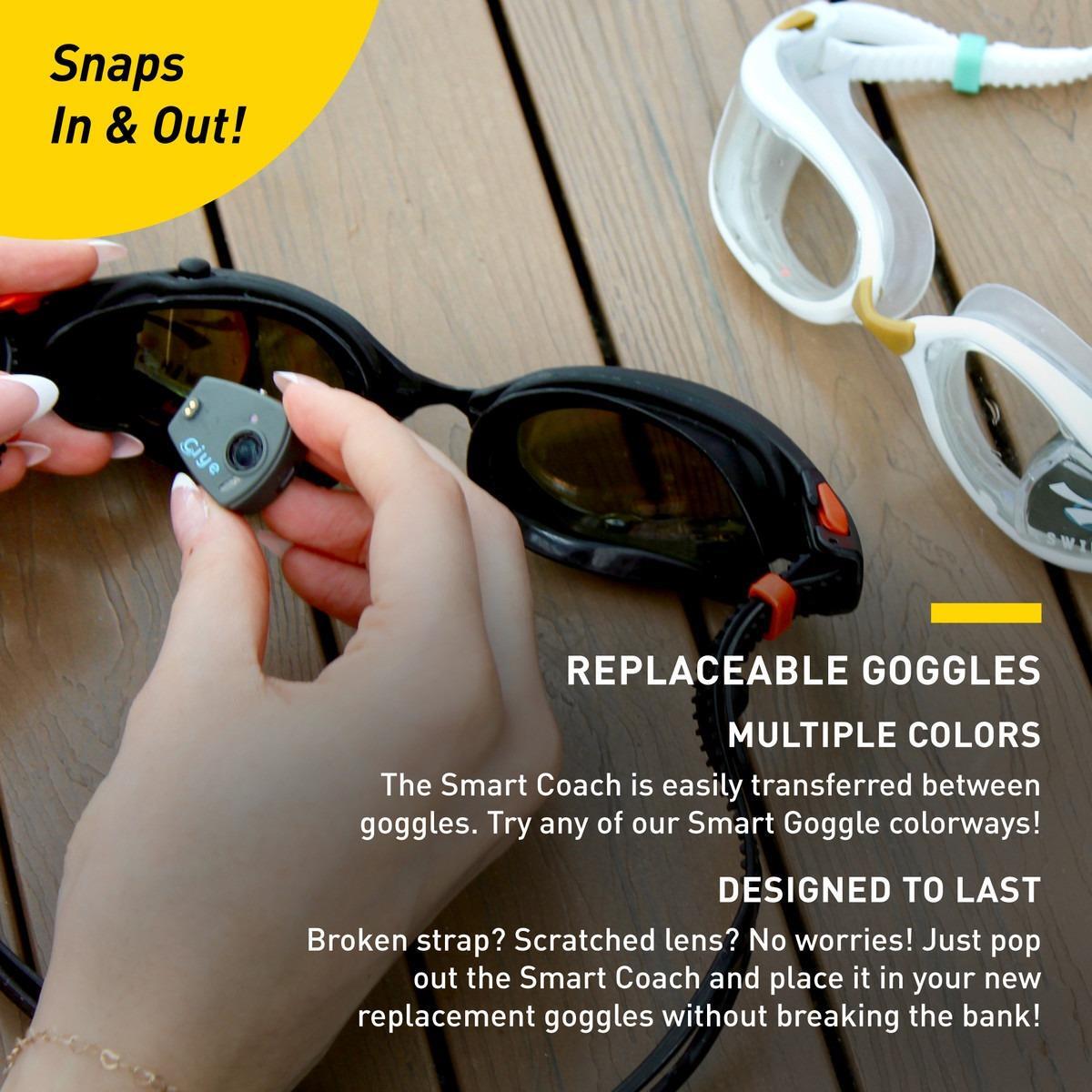 Kit FINIS Smart Goggle Max - Transparente 5/7