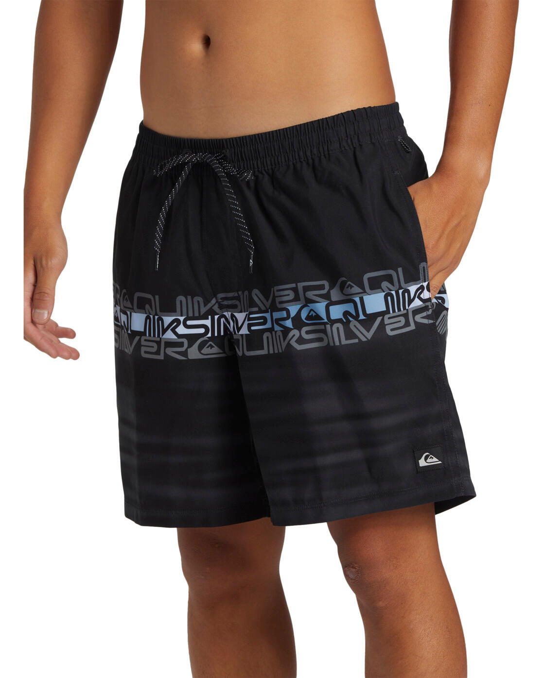 Short de bain EVERYDAY WORDBLOCK VOLLEY 17" Noir Homme 4/4