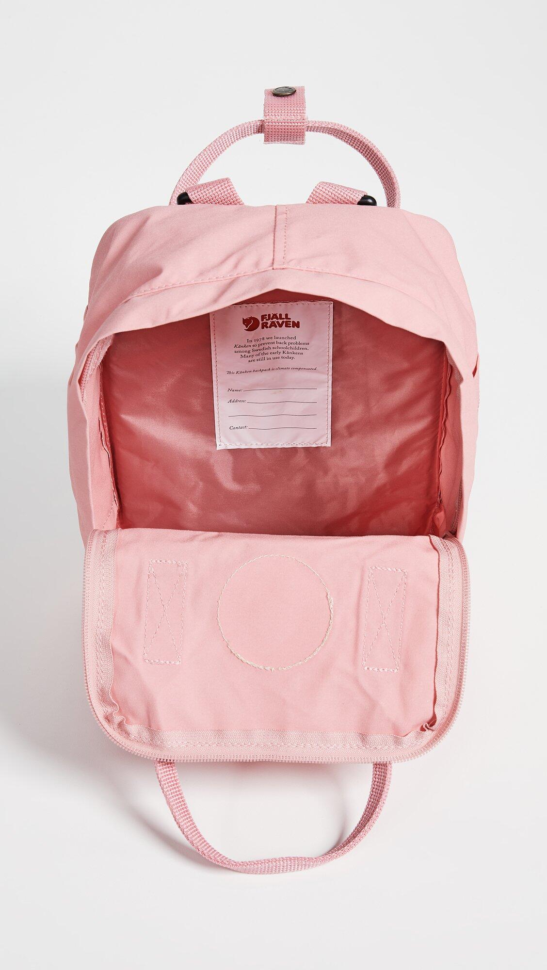 Zaino Mini Unisex Fjallraven Kånken in Vinile Rosso - 7 Litri 6/6