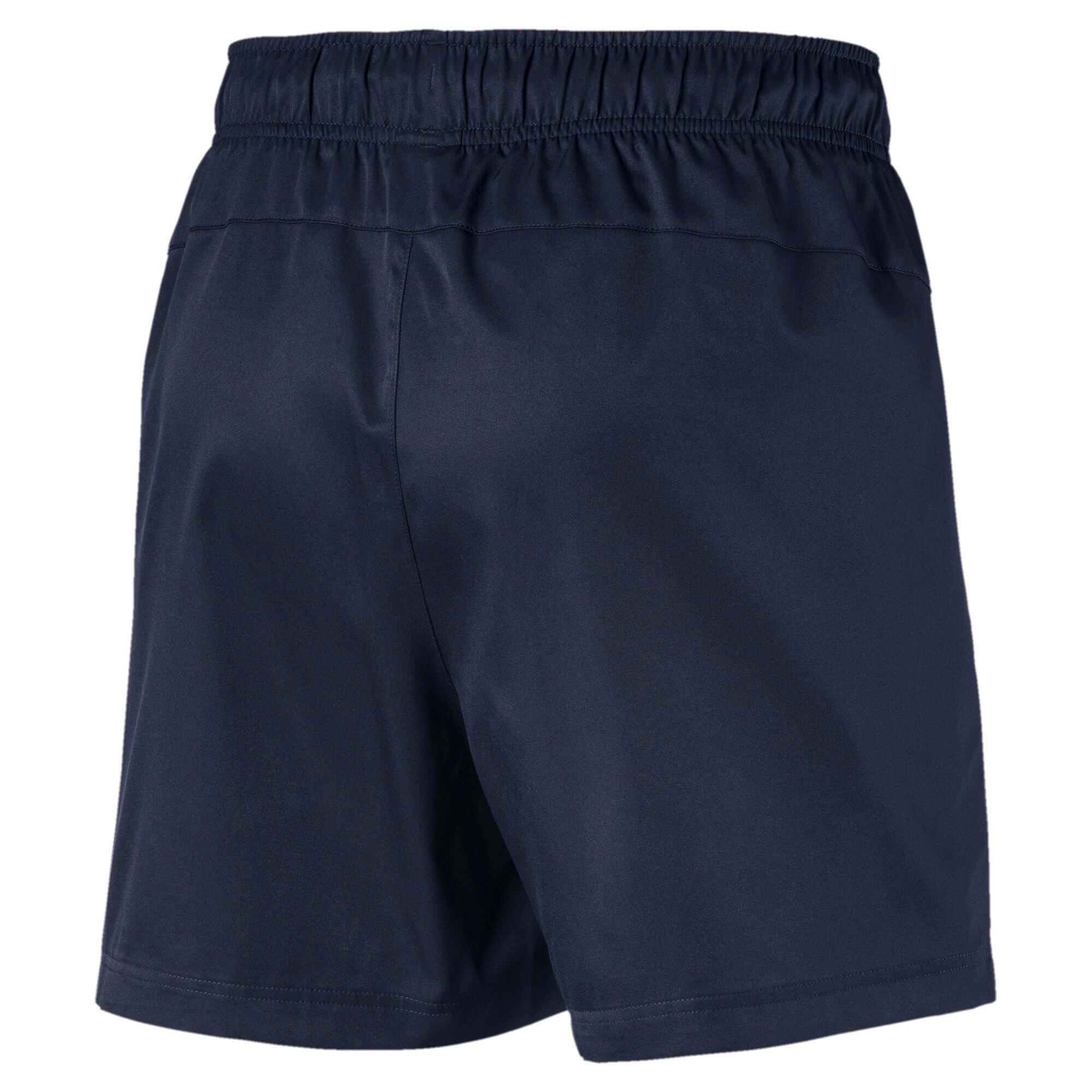 Shorts Attivi Woven Puma 5`, Uomo, Blu (Peacoat), Taglia M 6/6