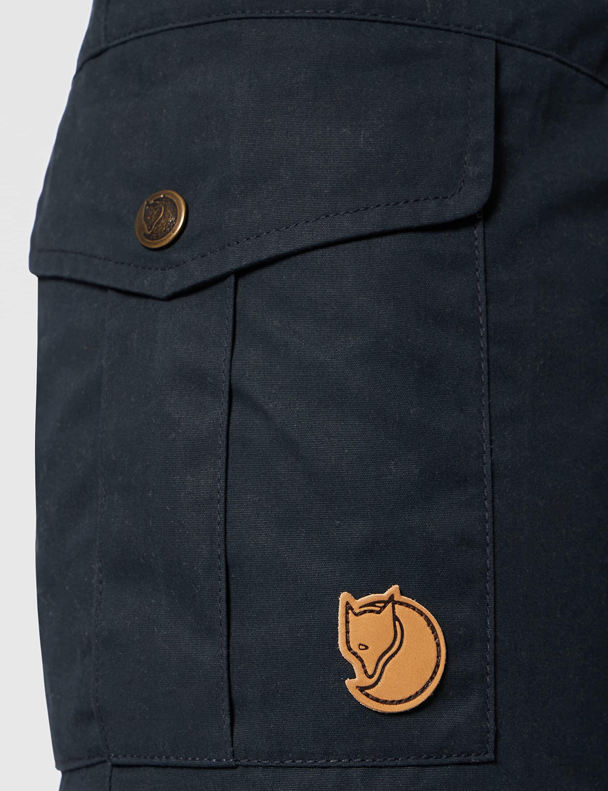 Pantaloni Sportivi Fjallraven Karla Pro Zip-Off per Donna, Blu Scuro, Taglia 36 5/7