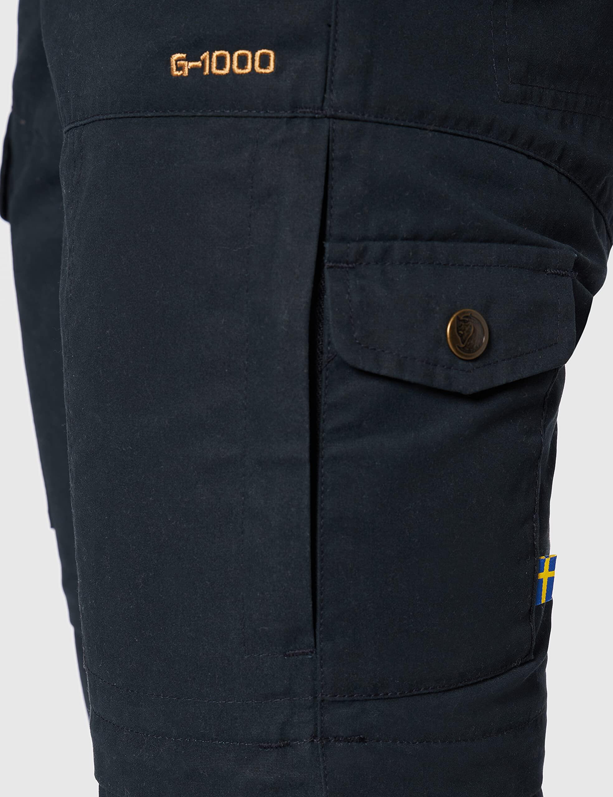 Pantaloni Sportivi Fjallraven Karla Pro Zip-Off per Donna, Blu Scuro, Taglia 36 3/7