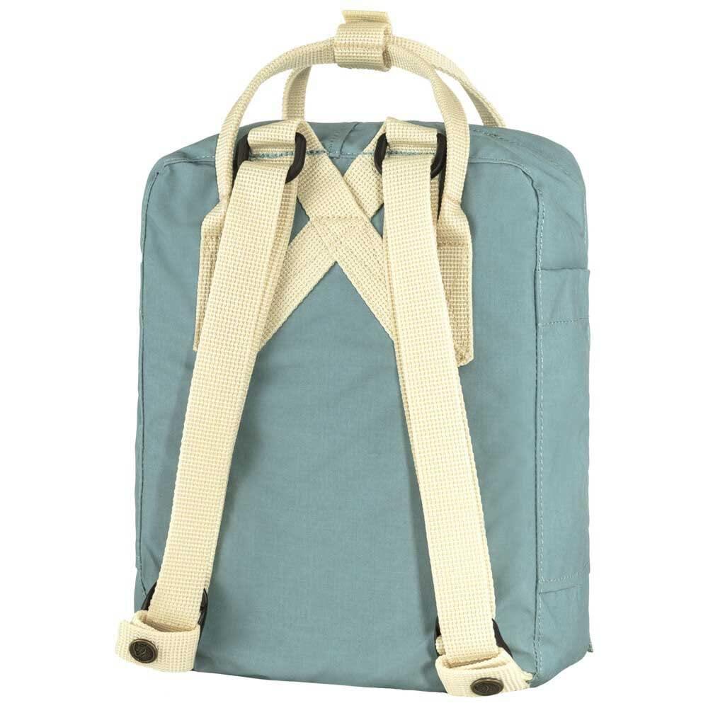 Zaino Mini Fjallraven Kånken Sportivo Blu Cielo e Quercia Chiara 6/6
