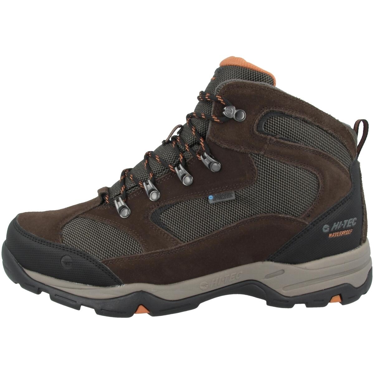 HI-TEC Storm Mens Hiking Boots BROWN