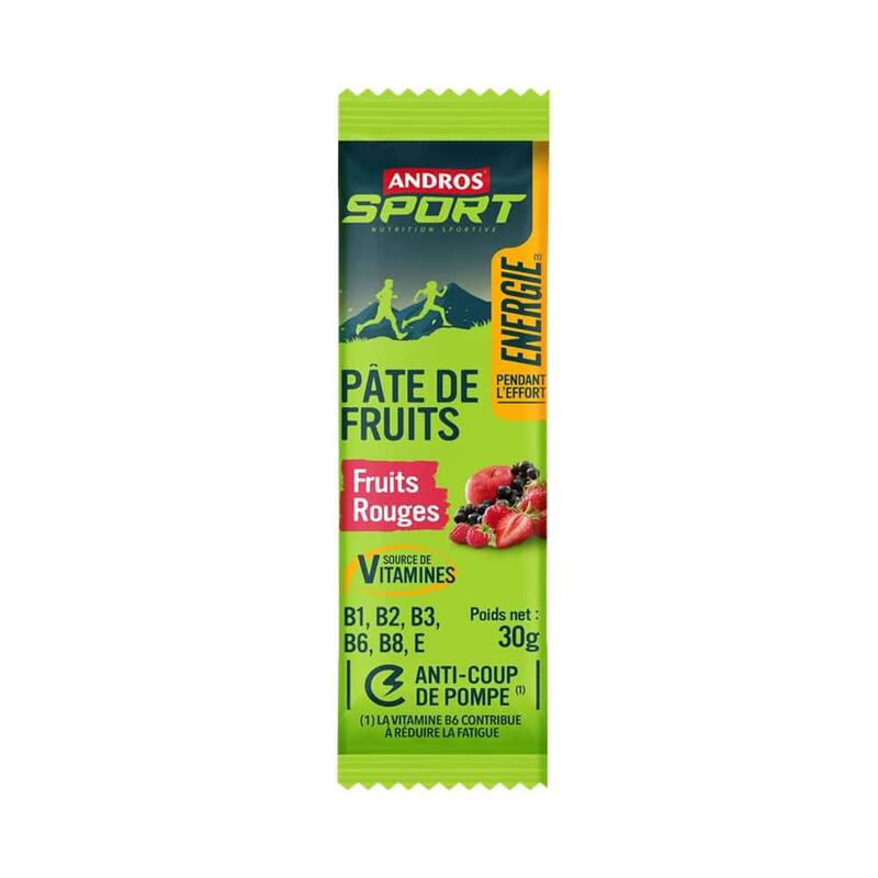 Barres énergétiques | Pâtes De Fruits (32x30g) | Fruits Rouges