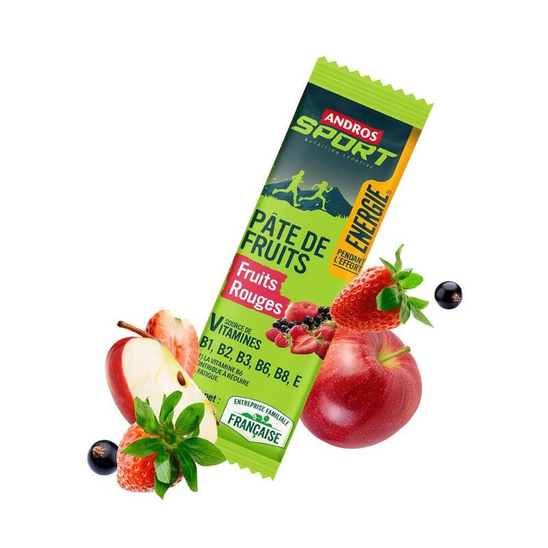 Barres énergétiques | Pâtes De Fruits (32x30g) | Fruits Rouges