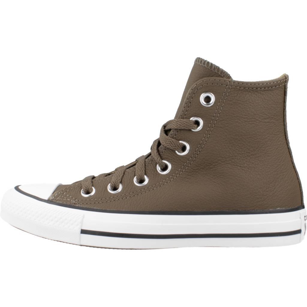 Baskets Converse Modèle Chuck Taylor All Star Hi Couleur Marron 2/5