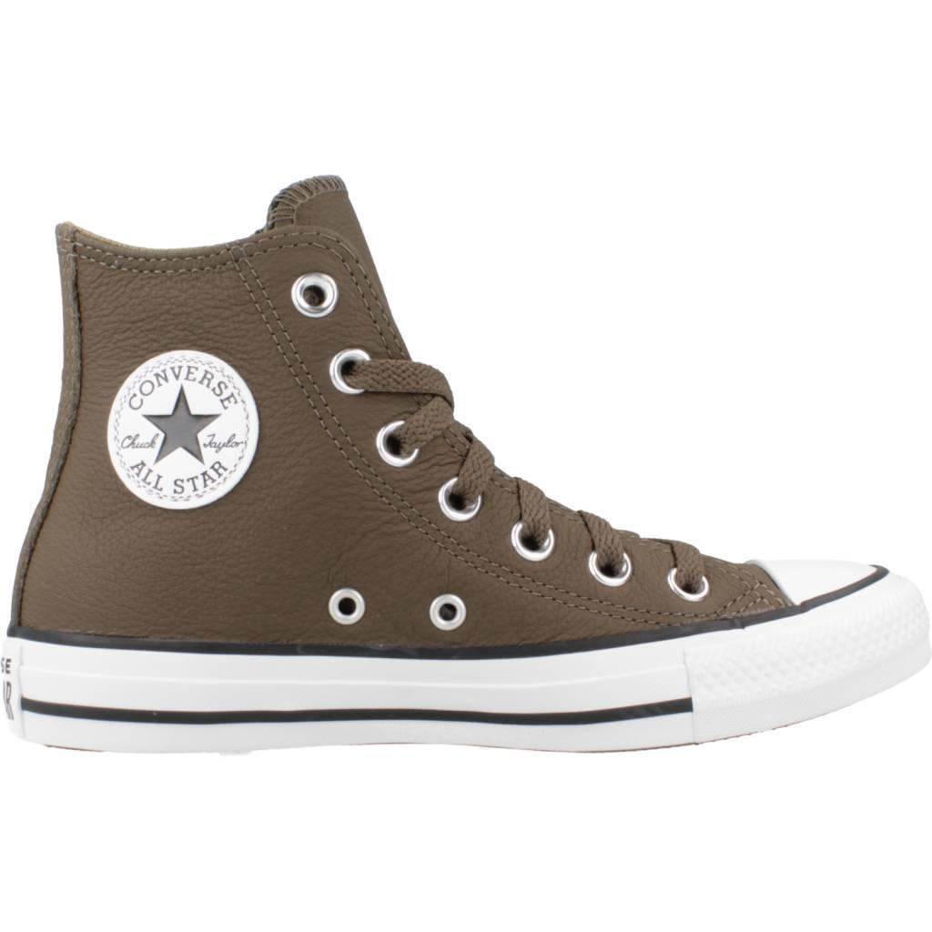 Baskets Converse Modèle Chuck Taylor All Star Hi Couleur Marron 4/5
