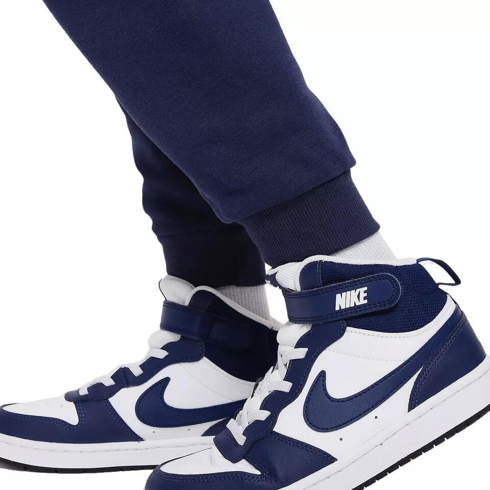 Tuta bambino nike club french terry - blu/bianco 4/6