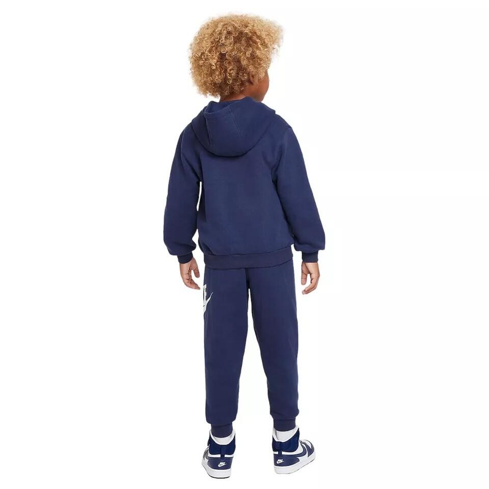 Tuta bambino nike club french terry - blu/bianco 5/6