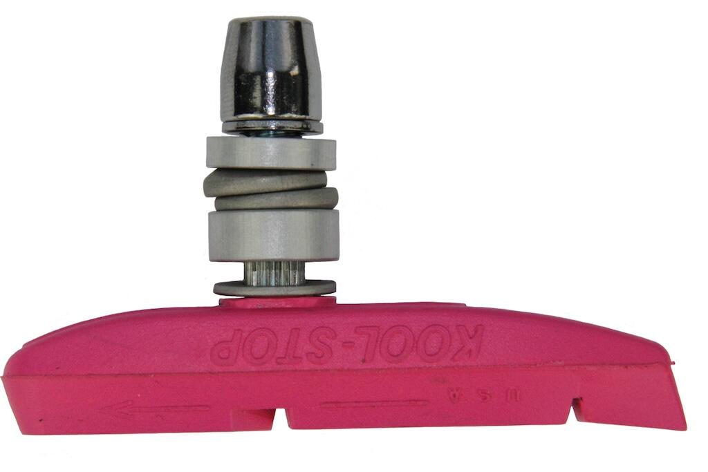 Supra 2 Threaded Bicycle Brake Pads Pink 2/4