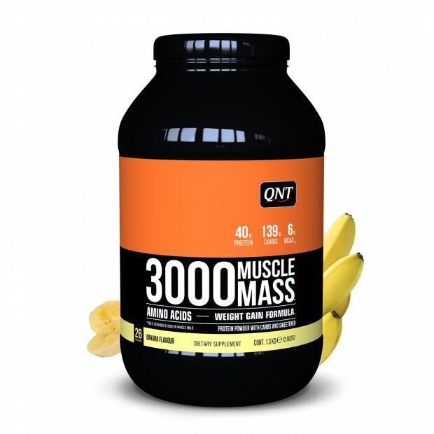 3000 Muscle Mass - Banaan - 1,3 kg 1/5