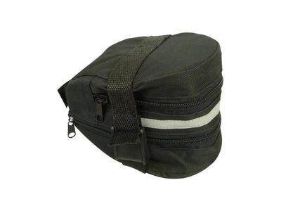 Dresco zadeltas snelbevestiging zwart