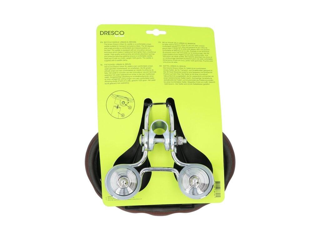 Dresco Drifter Fietszadel Urban XL - Bruin - Unisex 7/7