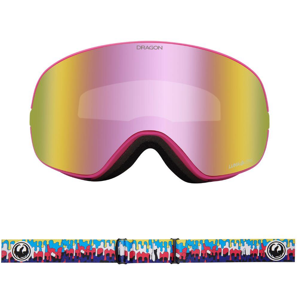 X2S Unisex Skibril - Drip/LL Pink Ionized & LL Dark Smoke 2/6