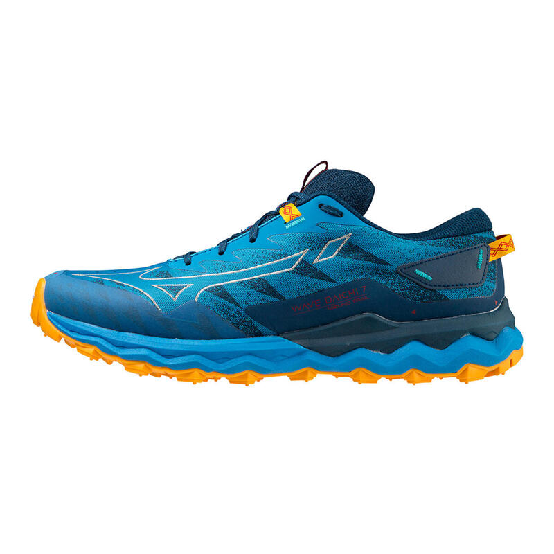 Chaussures de trail running Mizuno Wave Daichi 7 Bleues