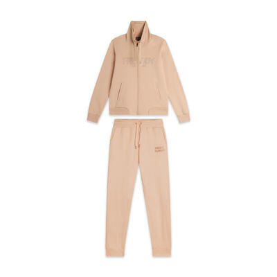 Tuta sportiva Donna con Zip e Collo alto decorata da borchie