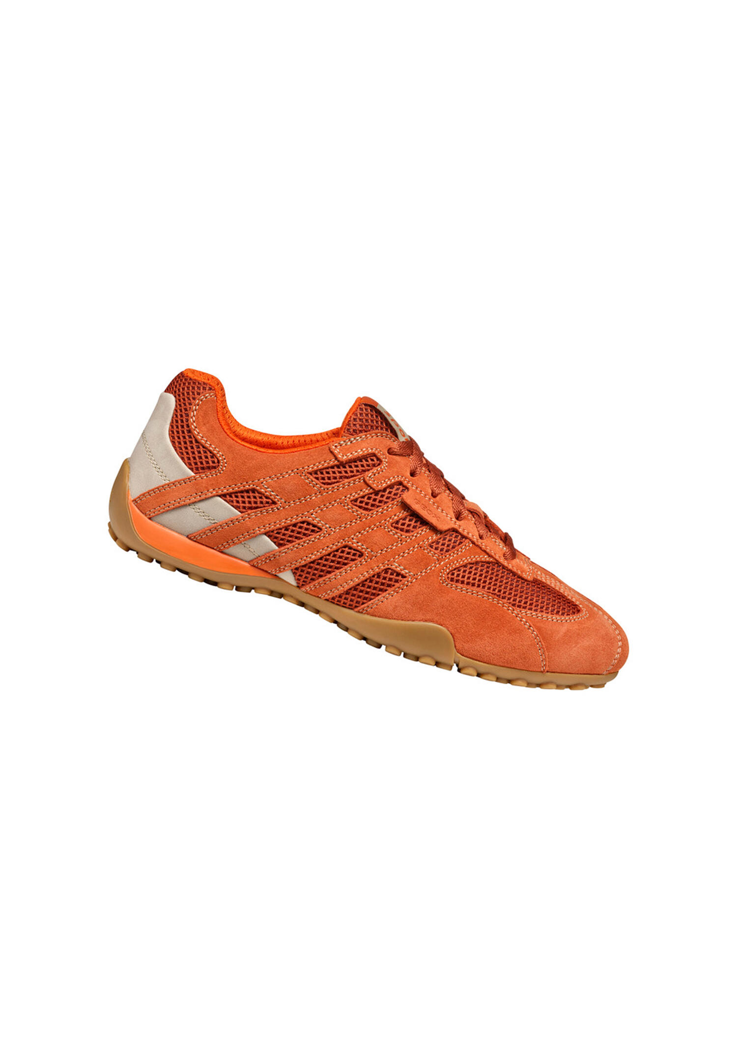 Geox U Snake Original A -  Herren Leder Sneaker U55MNA 02214 C6014 Orange 2/7