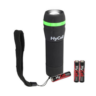 HyCell Mini LED Taschenlampe zoombar & fokussierbar inkl. AAA Batterien