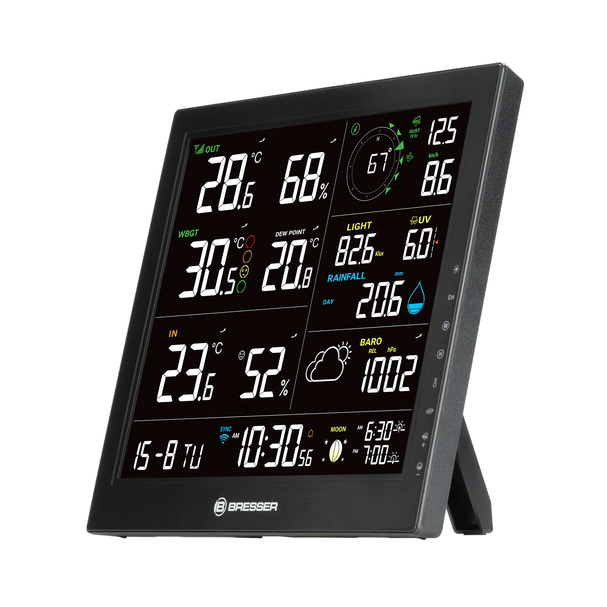 Station météo connectée WiFi 8-en-1 MeteoTemp JW 5/7