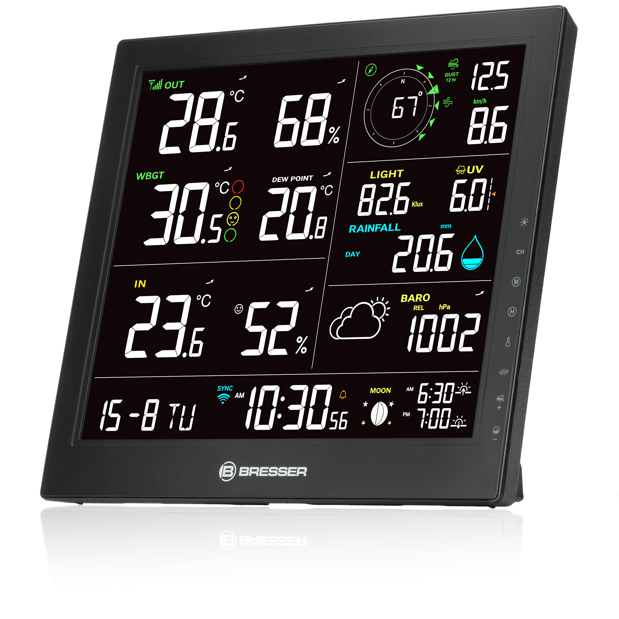 Station météo connectée WiFi 8-en-1 MeteoTemp JW 4/7