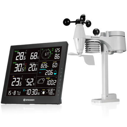 BRESSER 8-in-1 MeteoTemp JW WLAN-Wetterstation