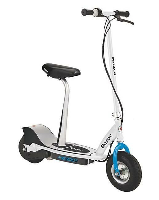 RAZOR Razor E300S 24 Volt Kids Scooter Matt Grey With Removable Seat From 13 years +