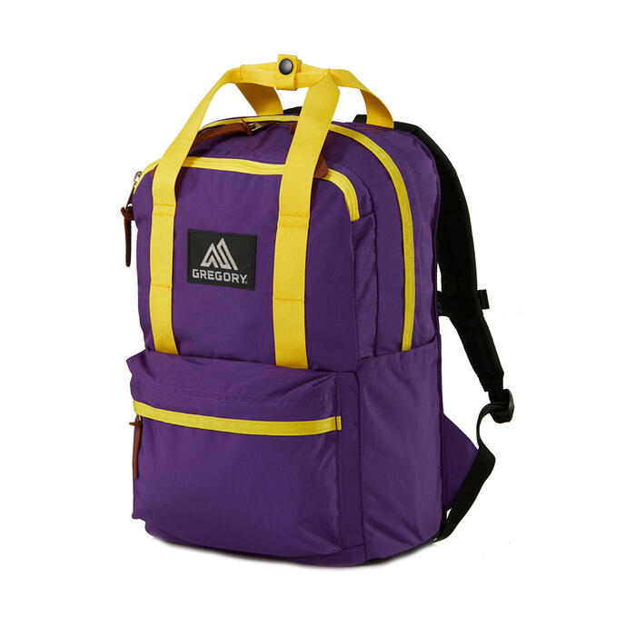 Easy Peasy Day Backpack 18L Purple x Yellow