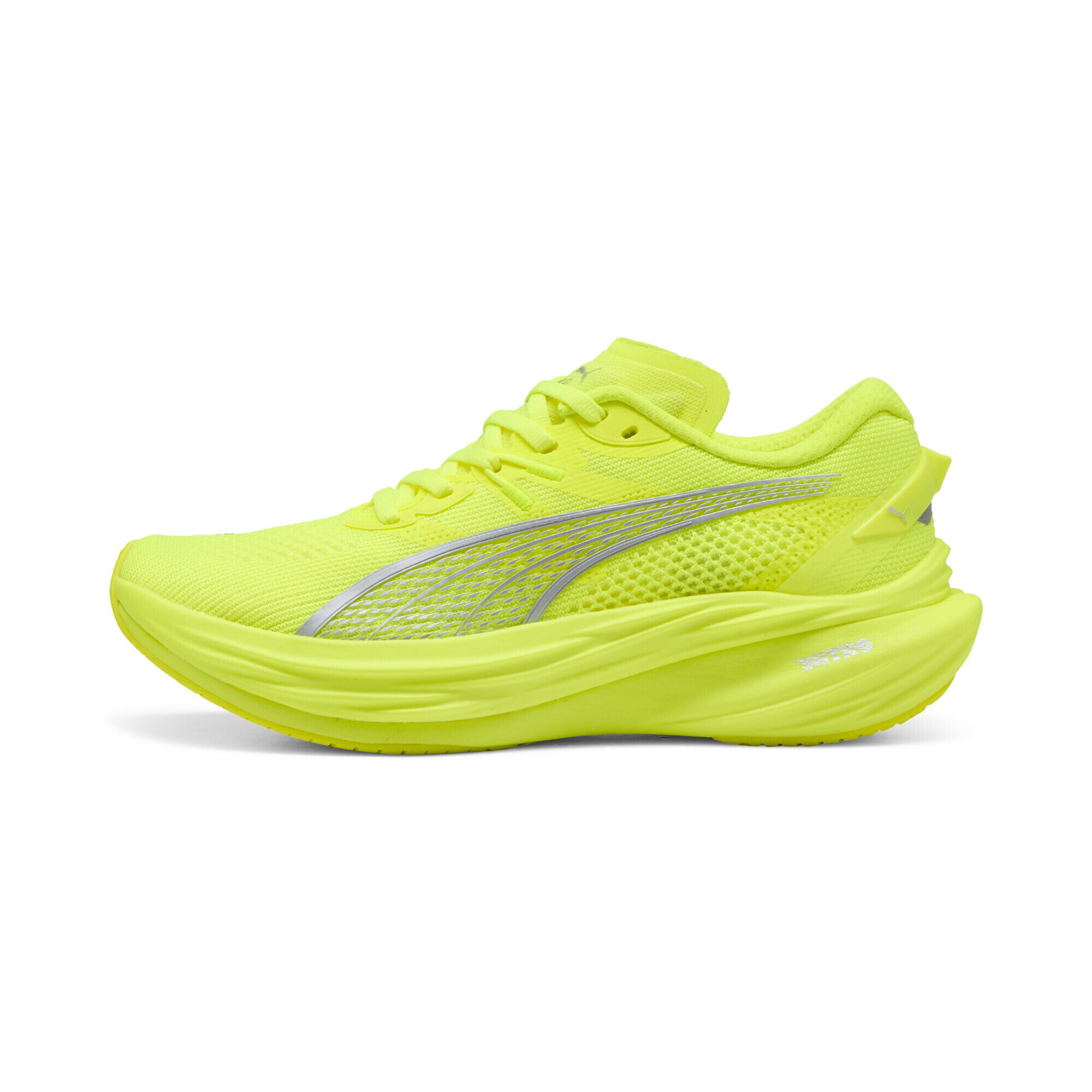Scarpe da running Deviate NITRO™ 3 da donna PUMA Yellow Alert Silver Metallic 3/7