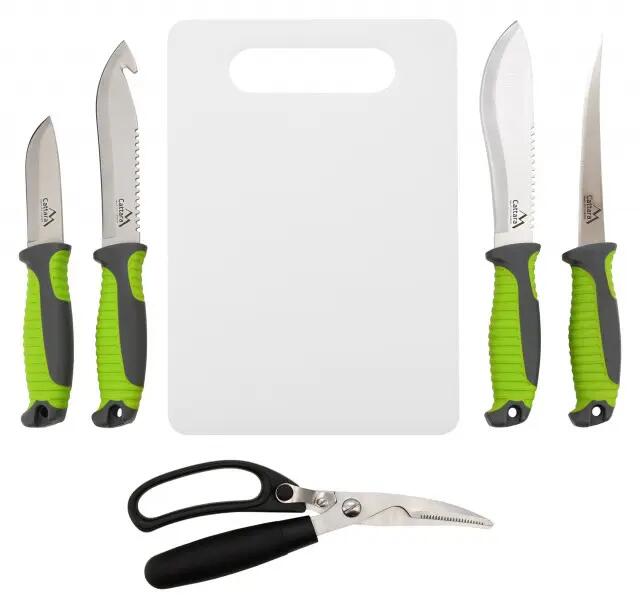 Set de cutite cu tocator si foarfeca Cattara 2/8