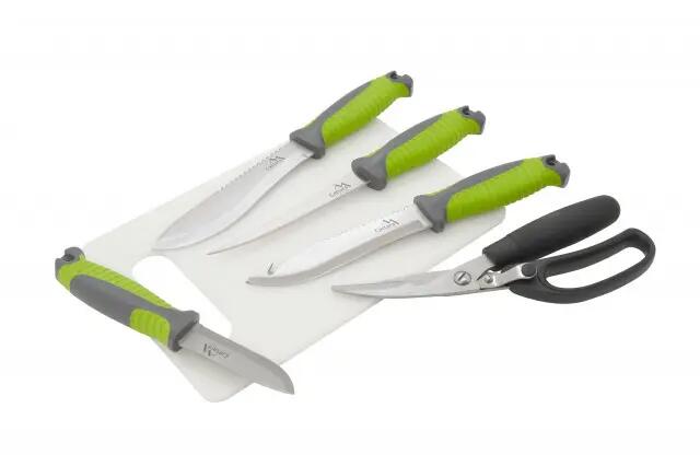 Set de cutite cu tocator si foarfeca Cattara 3/8
