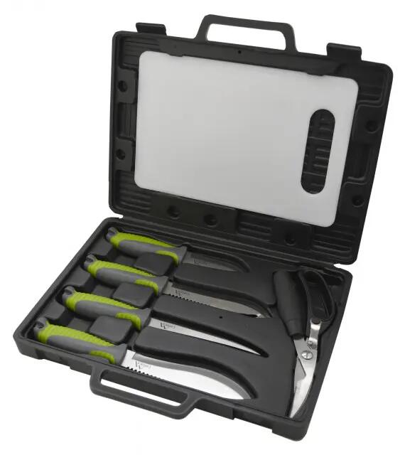 Set de cutite cu tocator si foarfeca Cattara 5/8