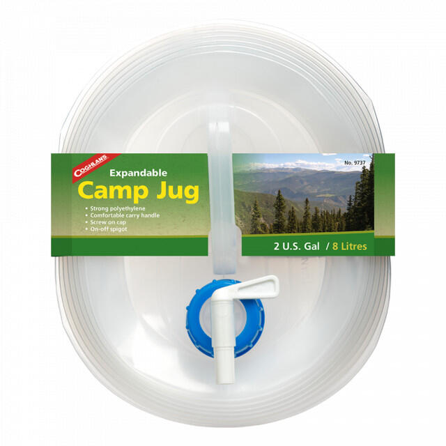 Bidon pliabil cu robinet pentru camping 7.5l Coghlans