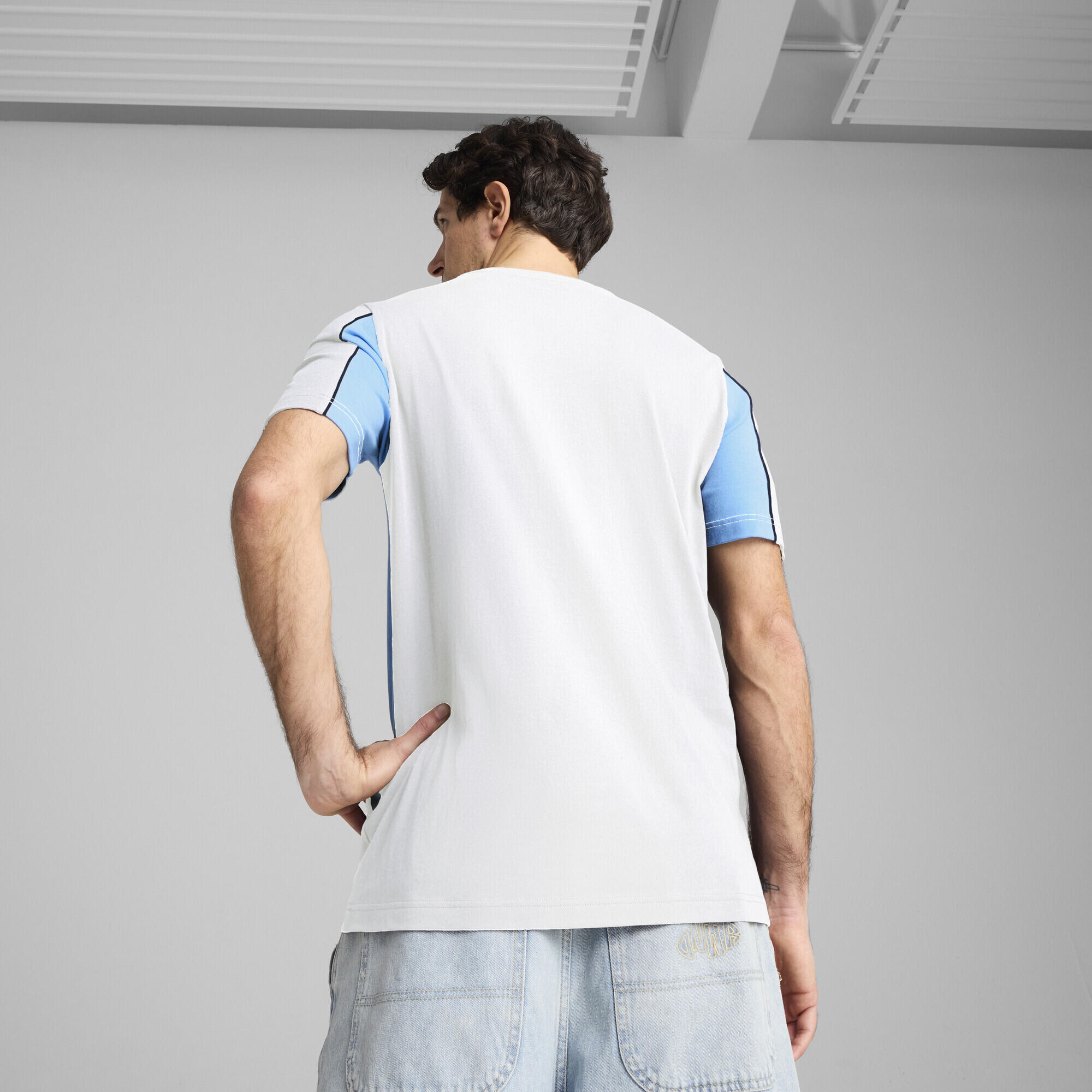 T-shirt Manchester City ftblARCHIVE Homme PUMA White Team Light Blue 3/7