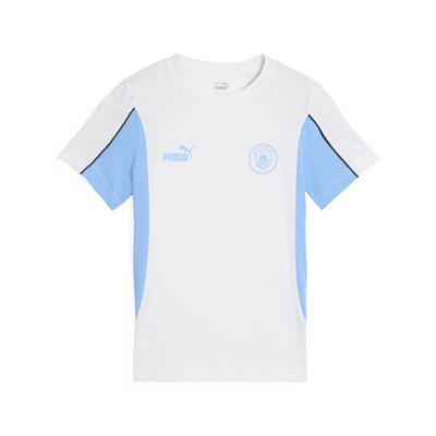 Manchester city ftblarchive t-shirt voor heren puma white team light blue