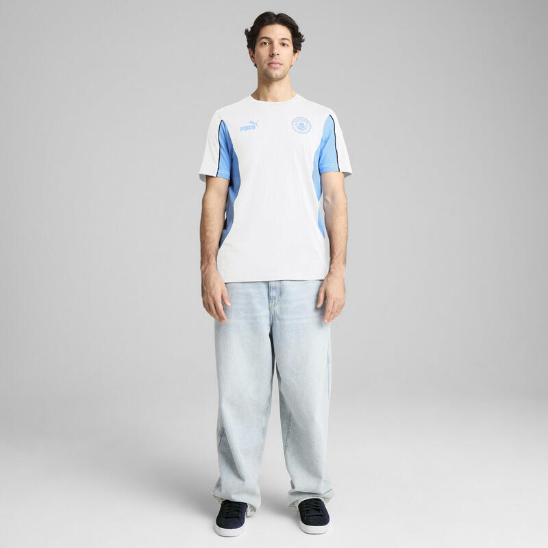 T-shirt Manchester City ftblARCHIVE Homme PUMA White Team Light Blue