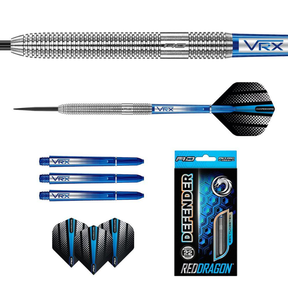 RED DRAGON – Defenders Series 22g - Professional 85% Tungsten Darts Set 1/6
