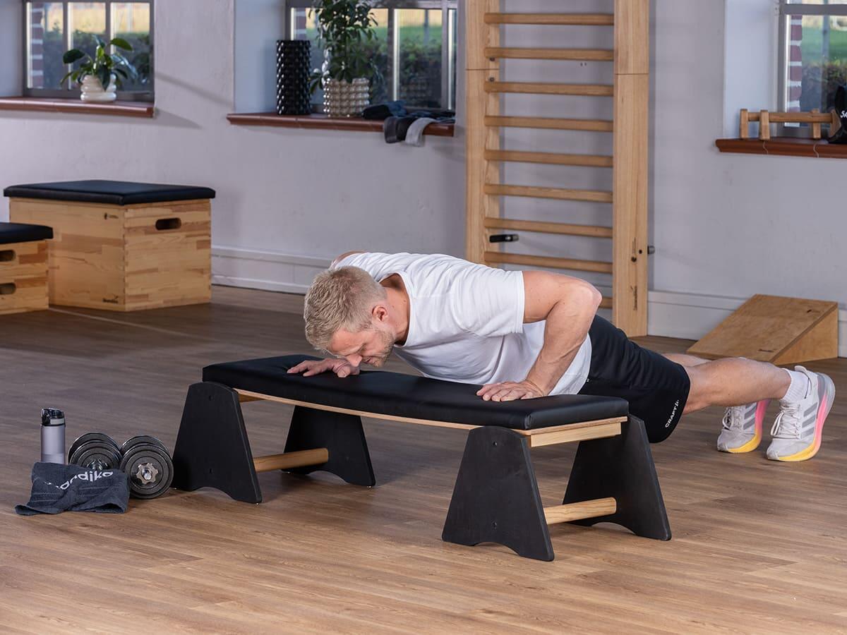 Banc de musculation Vira - banc incliné en bois massif - 148x42cm - max. 120 kg 5/8