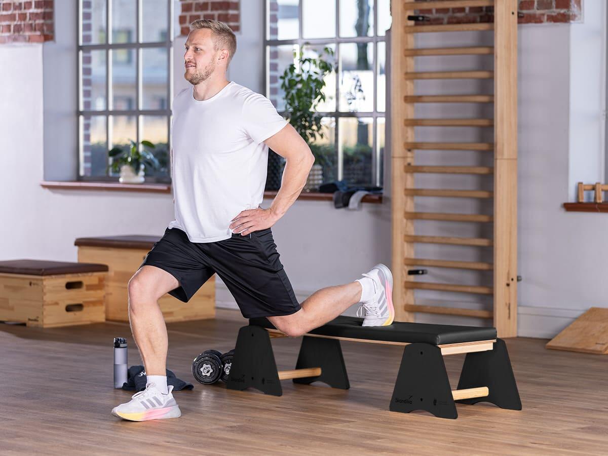 Banc de musculation Vira - banc incliné en bois massif - 148x42cm - max. 120 kg 4/8