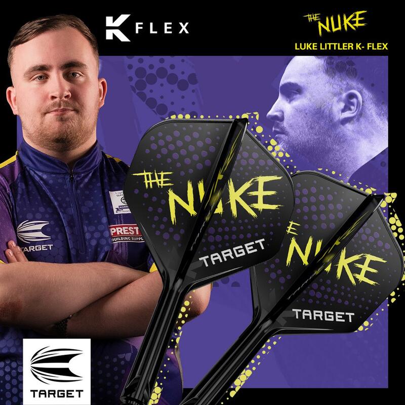 Letky a dlouhé násadky K-Flex Luke Littler No2