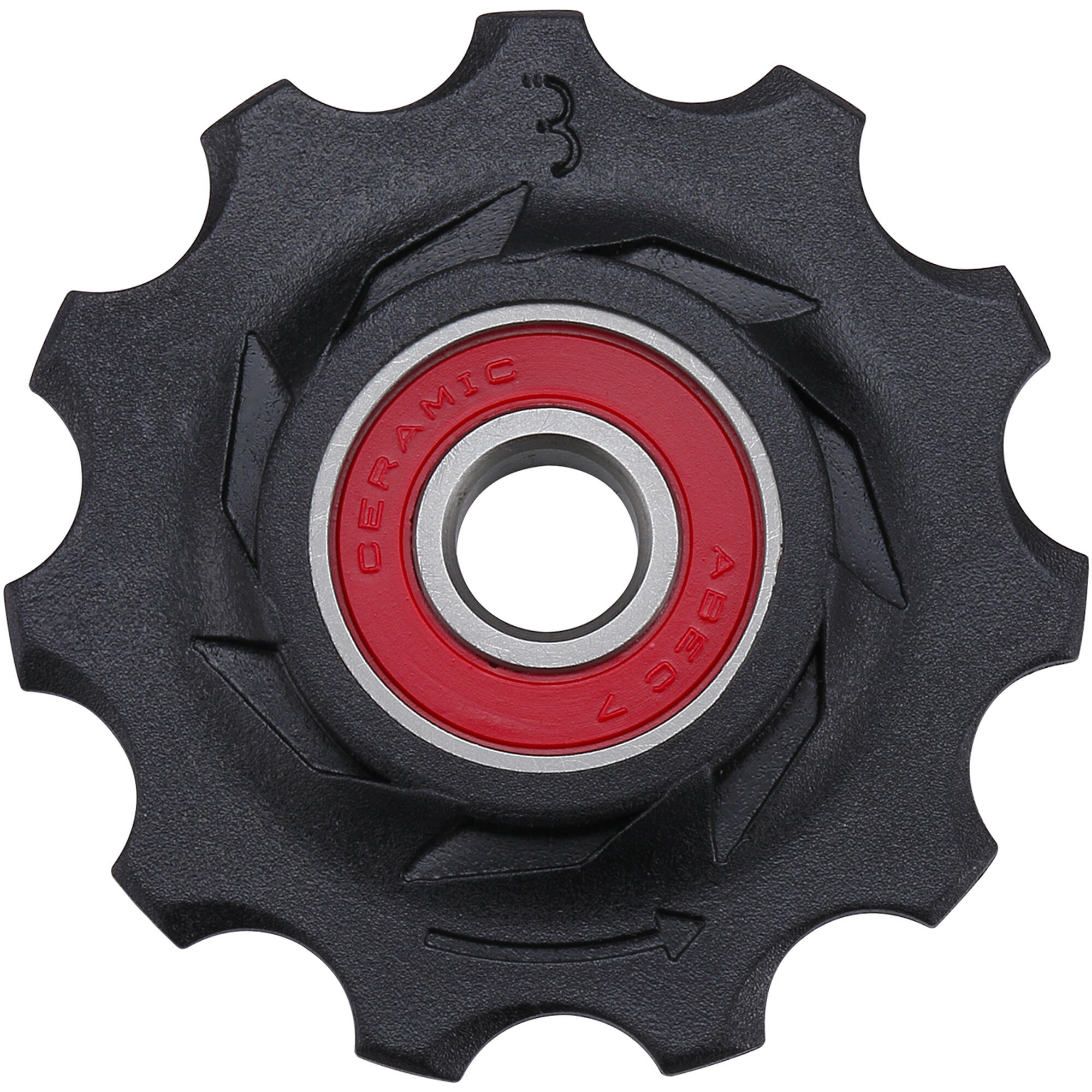 BBB RollerBoys Ceramic Bearing Jockey Wheels 11S Black 3/3