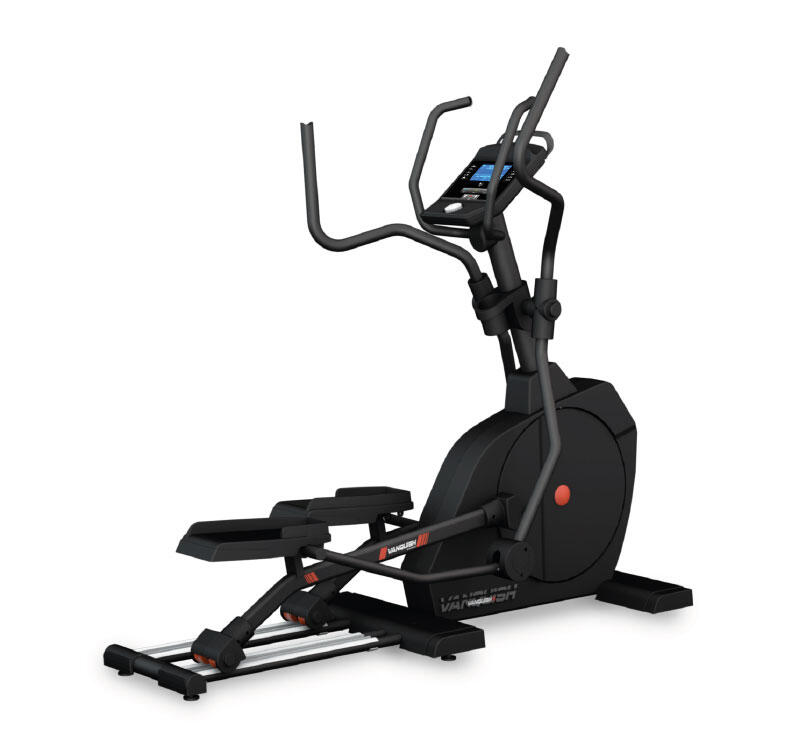 BH FITNESS Bicicleta Elíptica Vanquish - Kinomap y Zwift - inercia 35kg - zancada 51cm