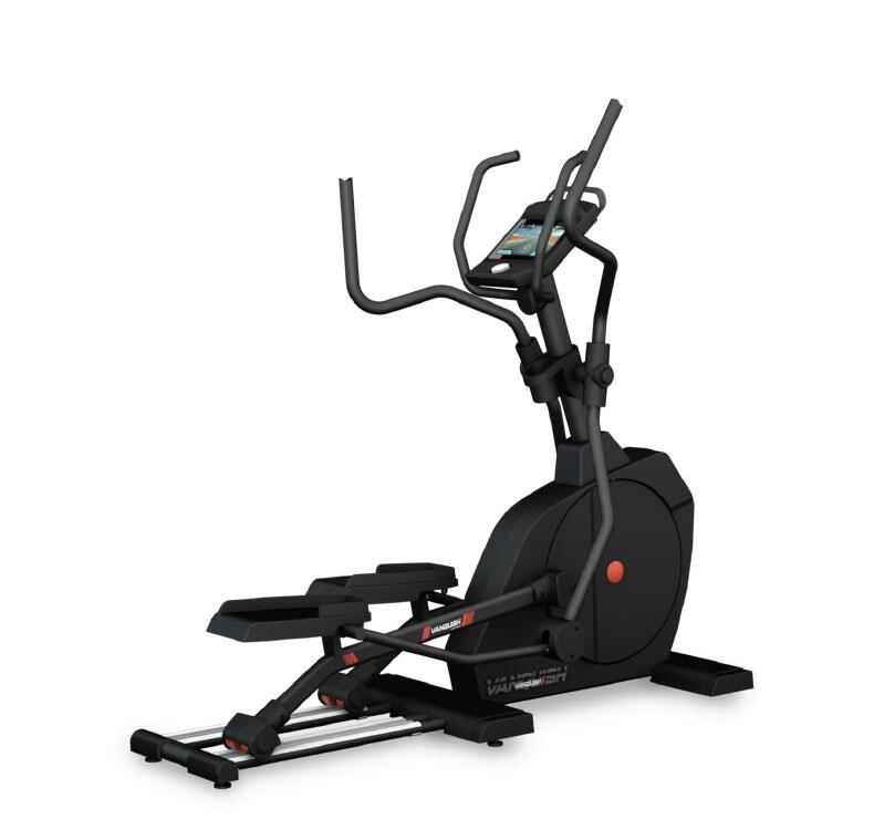 BH FITNESS Bicicleta Elíptica Vanquish Multimedia - Kinomap,Zwift - inercia 35kg - 51cm