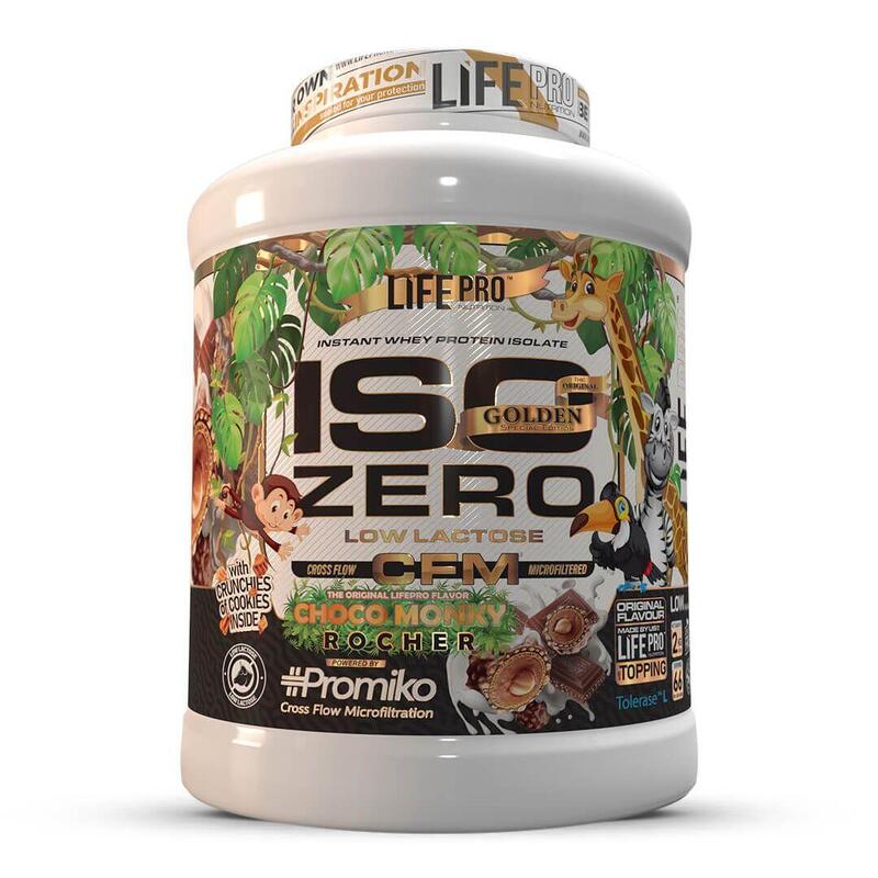 Isolate zero gourmet edition - 2kg Choco Monky Rocher da LifePRO Exclusivo Online      124,00€  Preço por quantidade 62,00€kg LIFEPROOF Isolate zero gourmet edition - 2kg Choco Monky Rocher da LifePROVendido e expedido por: GladiatorFit EU    