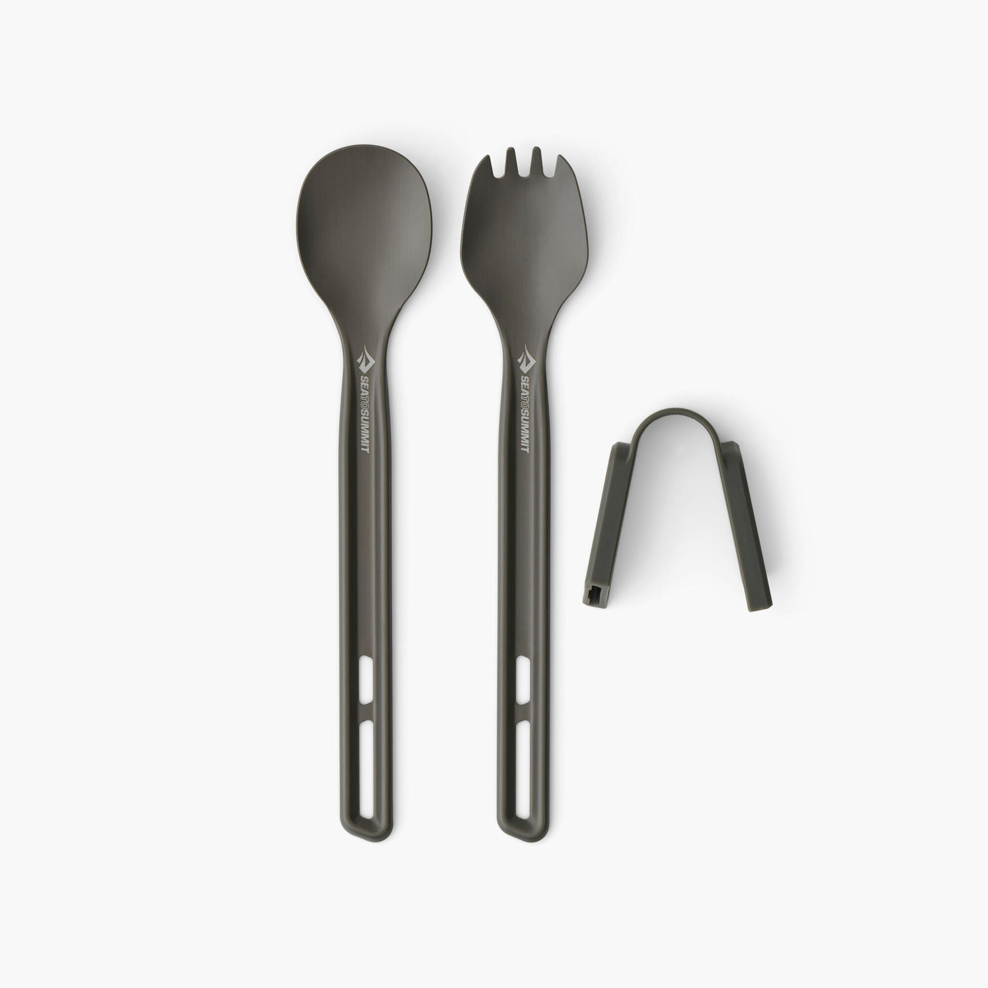 Posate Campeggio Set Sea To Summit Frontier Ul Cutlery Set 2 Pezzi Grigio 4/6