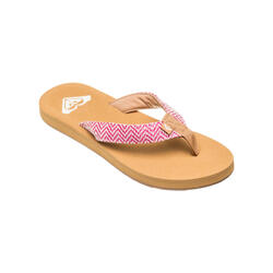 Tongs de plage PORTO Rouge Femme