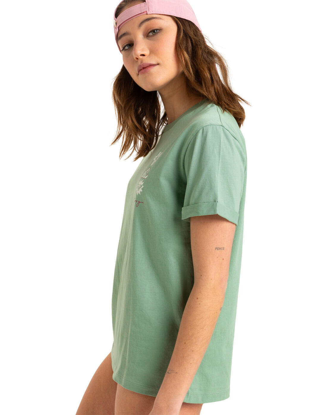 T-shirt à manches courtes OCEANREGULAR ART Vert Femme 3/4
